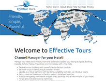 Tablet Screenshot of effectivetours.com